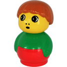 LEGO Boy avec green Haut et rouge Base Primo Figure