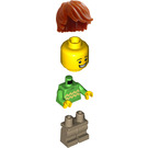LEGO Boy mit Green oben Minifigur