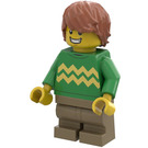 LEGO Boy avec Green Haut Figurine