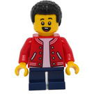 LEGO Boy with Red Baseball Jacket Minifigure