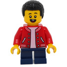 LEGO Boy mit rot Baseball Jacket Minifigur