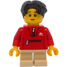 LEGO Boy avec rouge Hoodie Figurine