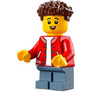 LEGO Boy met Rood Jasje Minifiguur