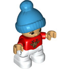 LEGO Boy with Red Top with Deer Duplo Figure