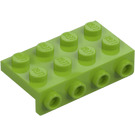 LEGO Beugel 2 x 4 met 1 x 4 Downwards Plaat (5175)