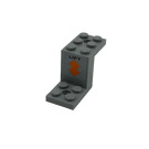 LEGO Beugel 2 x 5 x 2.3 met 'LIFT' en Pijl Sticker zonder studhouder aan de binnenzijde (6087)