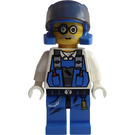 LEGO Brains with Blue Outfit and Visor Minifigure