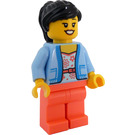 LEGO Brand Store Customer Woman with Light Blue Jacket Minifigure