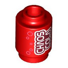 LEGO Brick 1 x 1 Round with ‘CHAOS COLA’ with Open Stud (3062 / 104816)