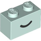 LEGO Steen 1 x 2 met Smile met buis aan de onderzijde (102574 / 102701)