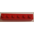 LEGO Brique 1 x 6 intérieur sans tubes, mais avec renforts transversaux