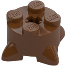 LEGO Brick 2 x 2 Round with Roots / Feet and Axle Hole (5256)