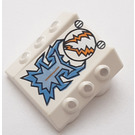 LEGO Brique 2 x 2 avec Flanges et Pistons avec Bleu Frost (30603)