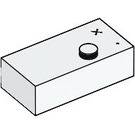 LEGO Steen 2 x 4 Braille met Dot en X (69709)