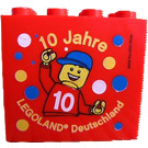 LEGO Backstein 2 x 4 x 3 mit Birthday 2012 Legoland Deutschland Resort und Happy Birthday 10 (30144)