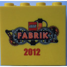 LEGO Brick 2 x 4 x 3 with Fabrik 2012 (30144)