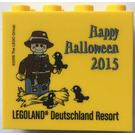 LEGO Brick 2 x 4 x 3 with Halloween 2015 Legoland Deutschland Resort and Scarecrow (30144)