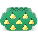 LEGO Brick 2 x 8 x 4 with Curved Ends with Pears (6214 / 82342)