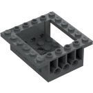 LEGO Stein 6 x 6 x 2 mit 4 x 4 Ausschnitt und 3 Pin Löcher each Ende (47507)