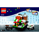 LEGO Bricktober Pizza Place Set 40181 Instructions