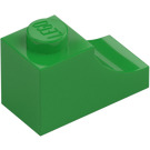 LEGO Světle zelená Klenba 1 x 2 Převrácený (78666)