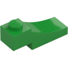 LEGO Fel groen Boog 1 x 3 Omgekeerd (70681)