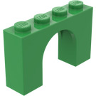 LEGO Světle zelená Klenba 1 x 4 x 2 (6182)