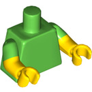 LEGO Bright Green Banana Man Minifig Torso (973 / 16360)