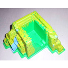 LEGO Leuchtend grün Grundplatte 22 x 22 x 10 Playscape Mountain mit Blumen und Stream (33289)