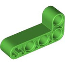 LEGO Fel groen Balk 2 x 4 Krom 90 graden, 2 en 4 Gaten (32140 / 42137)