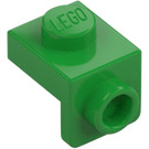 LEGO Verde brillante Staffa 1 x 1 con 1 x 1 Piastra Giù (36841)