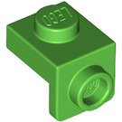 LEGO Leuchtend grün Halterung 1 x 1 mit 1 x 1 Platte Nieder (36841)
