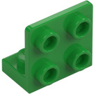 LEGO Vert Clair Support 1 x 2 - 2 x 2 En haut (99207)