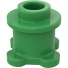 LEGO Verde brillante Mattoncino 1 x 1 x 0.7 Rotondo con Fiore Base (33286)