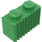 LEGO Bright Green Brick 1 x 2 with Grille (2877)