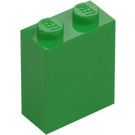 LEGO Lyse-grøn Klods 1 x 2 x 2 med inde i knops holder (3245)