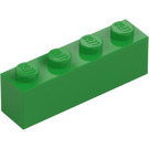 LEGO Leuchtendes Grün Stein 1 x 4 (3010 / 6146)