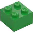 LEGO Jasno zielony Cegła 2 x 2 (3003 / 6223)