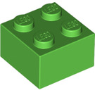 LEGO Leuchtend grün Backstein 2 x 2 (3003 / 6223)