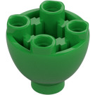 LEGO Leuchtendes Grün Stein 2 x 2 x 1.3 Rund Invers Dome (24947)