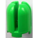 LEGO Fel groen Steen 2 x 2 x 2 Ronde Kruis Cut Dome Top Cilinder (33287)