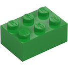 LEGO Klargrön Kloss 2 x 3 (3002)