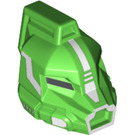 LEGO Fel groen Bright Green Robot Sidekick met Armor Hoofd (12957)