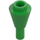 LEGO Bright Green Cone 1 x 1 Inverted with Bar (11610)