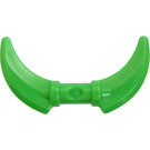 LEGO Bright Green Curved Doubled Bladed Weapon