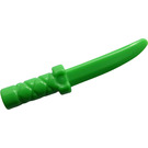 LEGO Bright Green Dagger with Cross Hatch Grip