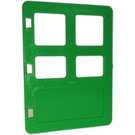 LEGO Bright Green Duplo Door with Different Sized Panes (2205)