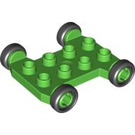 LEGO Leuchtend grün Duplo Gocart (42092 / 42093)