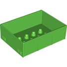 LEGO Leuchtend grün Duplo Trailer Truck Körper (47448 / 89683)