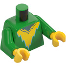 LEGO Bright Green Electro (Francine Frye) Minifig Torso (973 / 76382)